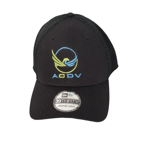 New Era 39 Tthirty ACDV Logo Baseball Trucker Cap Hat Adult Size M/L Fitted - Picture 1 of 7
